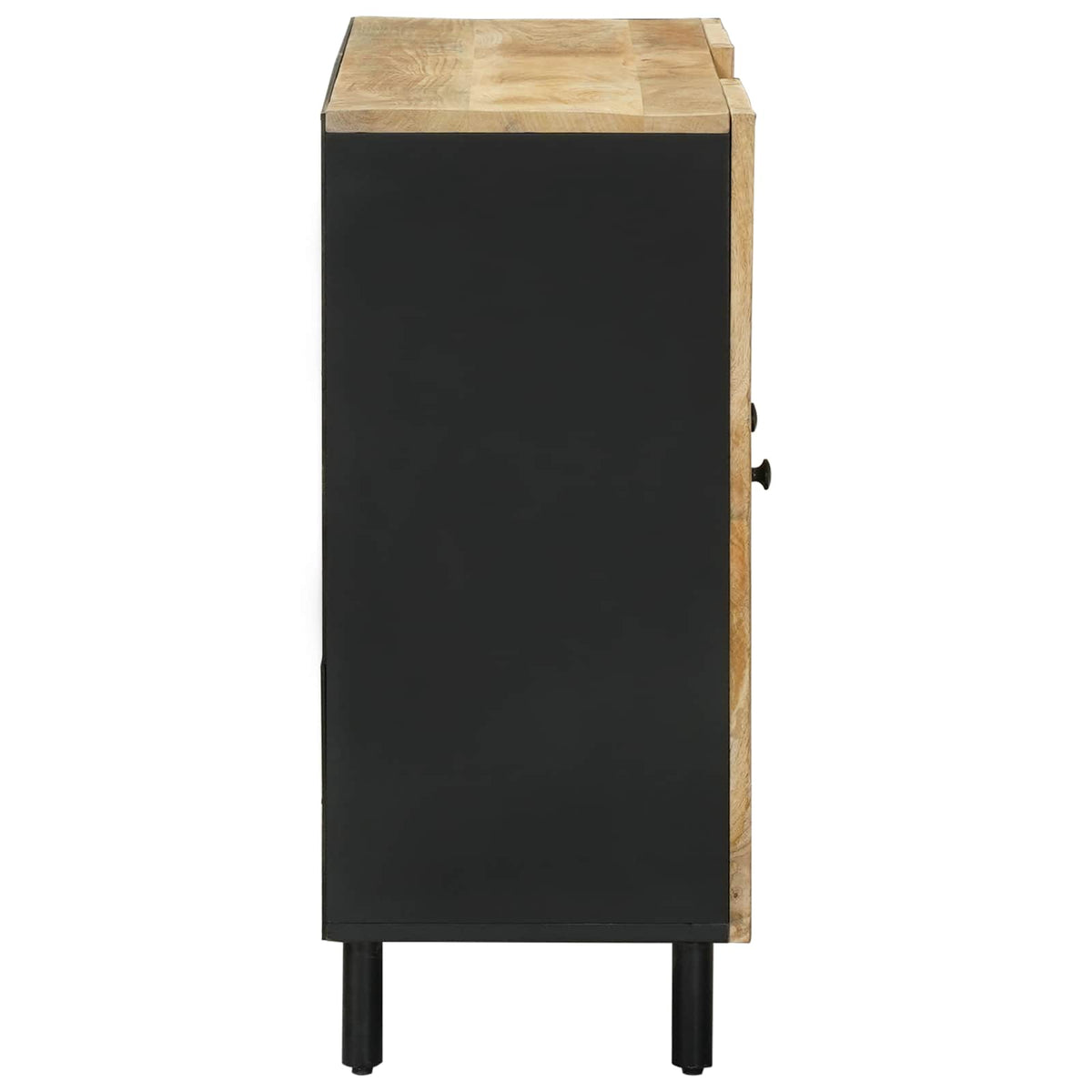Opbevaringsskabe Naturfarvet 90 x 33 x 75 cm Massivt mangotræ