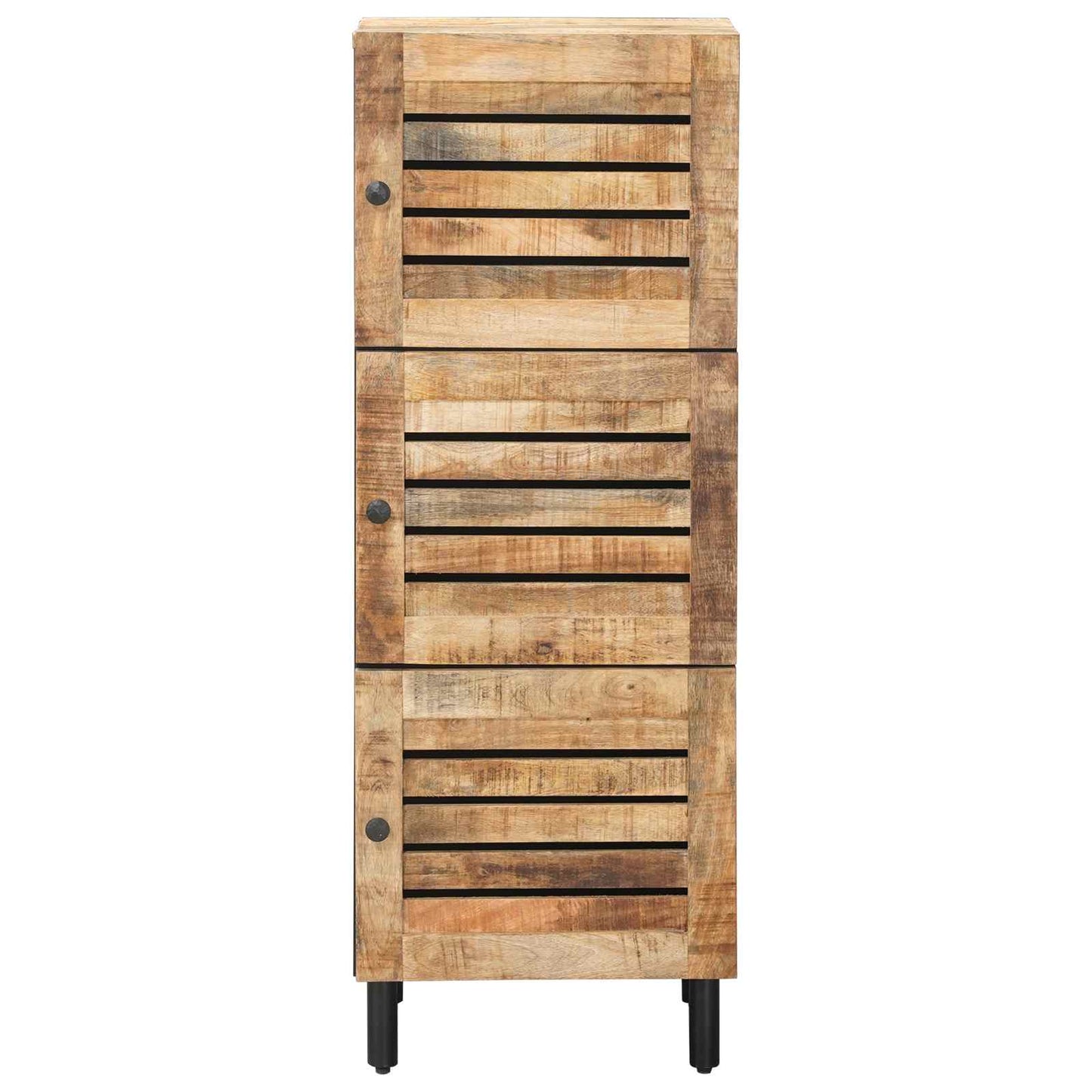 Opbevaringsskabe Naturfarvet 40 x 33 x 110 cm Massivt mangotræ