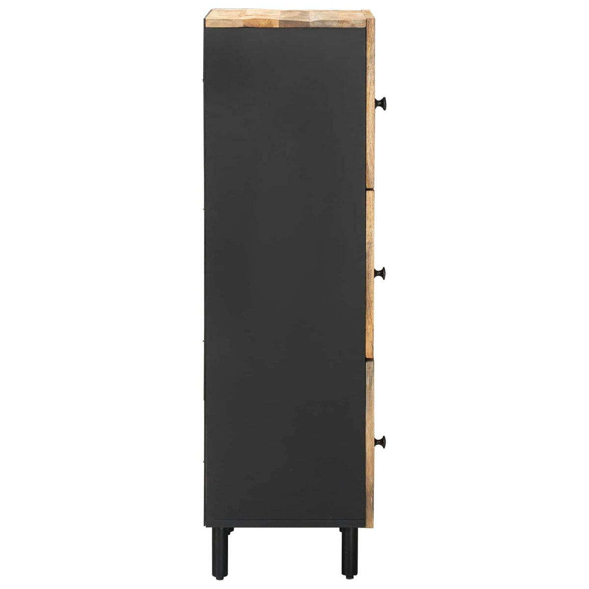 Opbevaringsskabe Naturfarvet 40 x 33 x 110 cm Massivt mangotræ