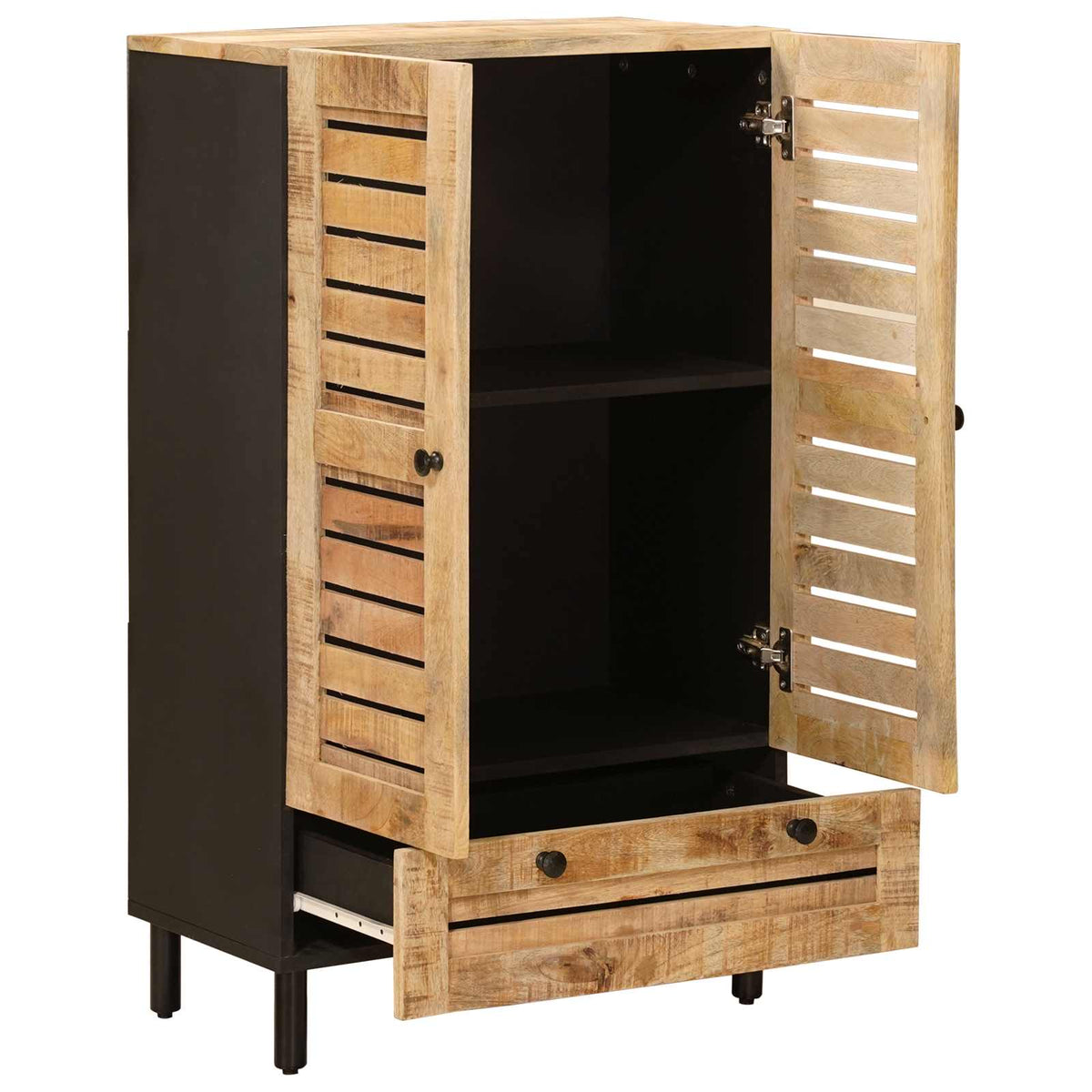 Opbevaringsskabe Naturfarvet 60 x 33 x 100 cm Massivt mangotræ