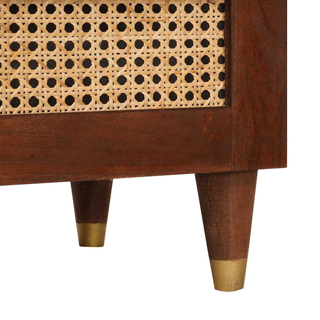 TV-skab med skuffe Brun 70 x 33,5 x 46 cm Massivt mangotræ