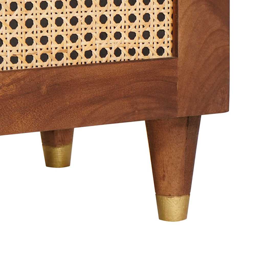 TV-skab Brun 105 x 33,5 x 46 cm Massivt mangotræ