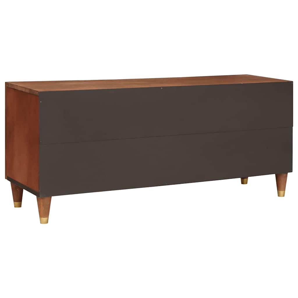 TV-skab Brun 105 x 33,5 x 46 cm Massivt mangotræ