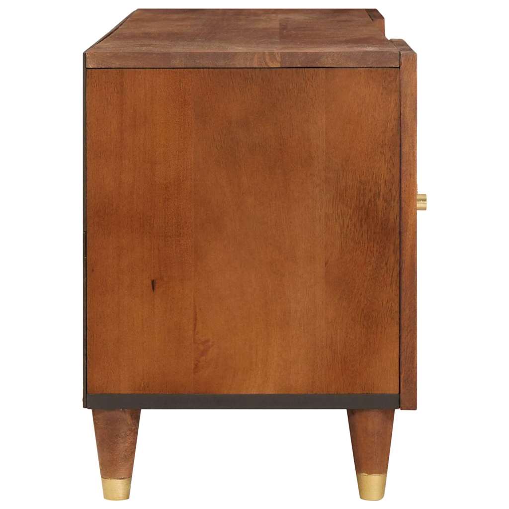 TV-skab Brun 105 x 33,5 x 46 cm Massivt mangotræ