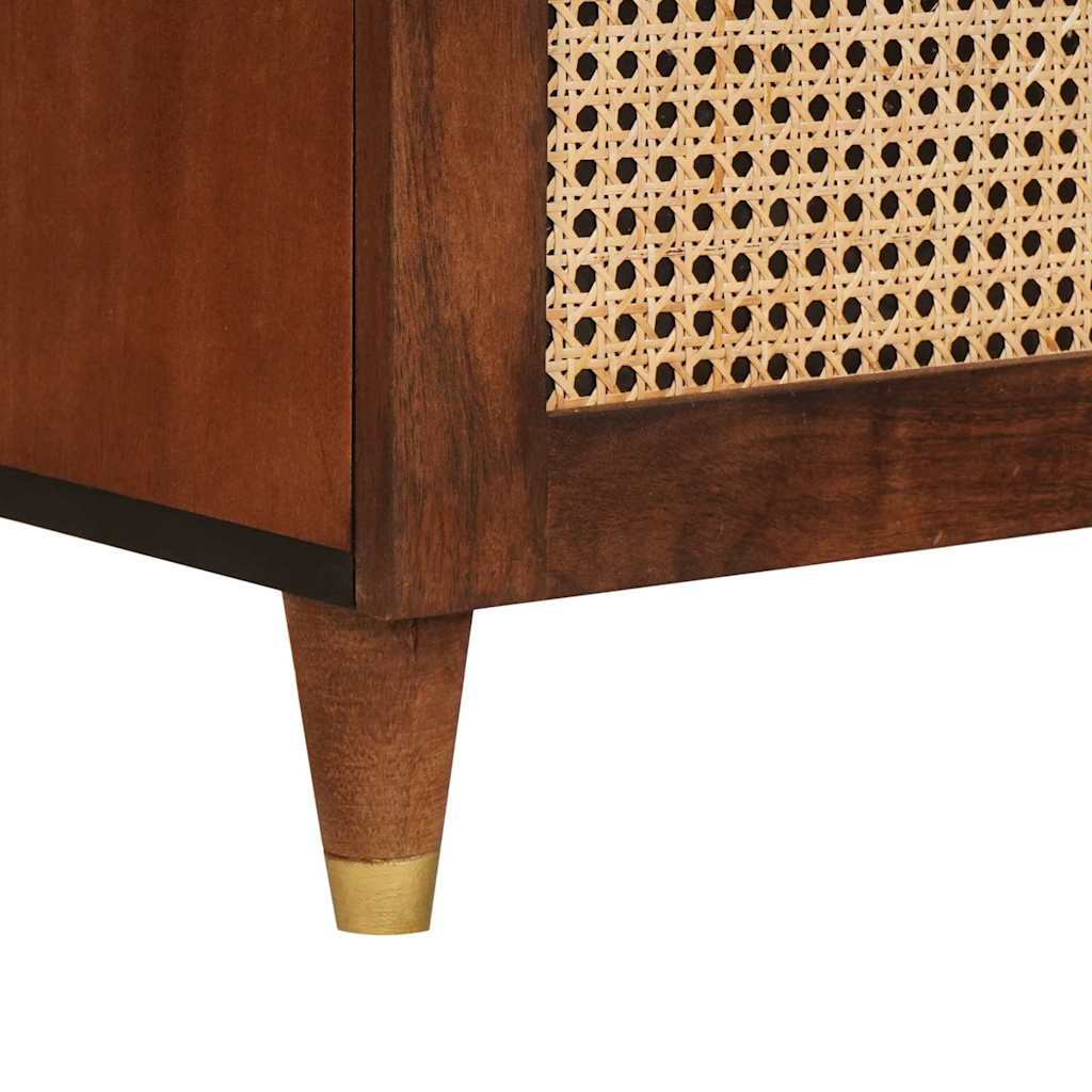 Sideboard Brun 80 x 33,5 x 75 cm Massivt mangotræ