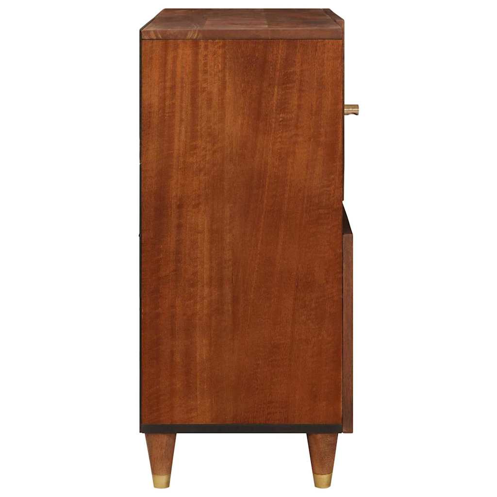 Sideboard Brun 80 x 33,5 x 75 cm Massivt mangotræ