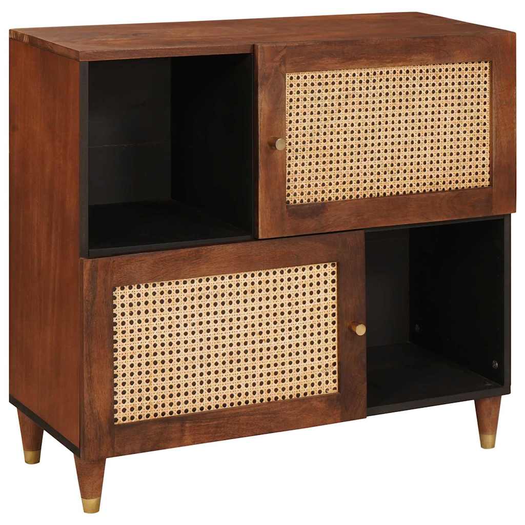 Sideboard Brun 80 x 33,5 x 75 cm Massivt mangotræ