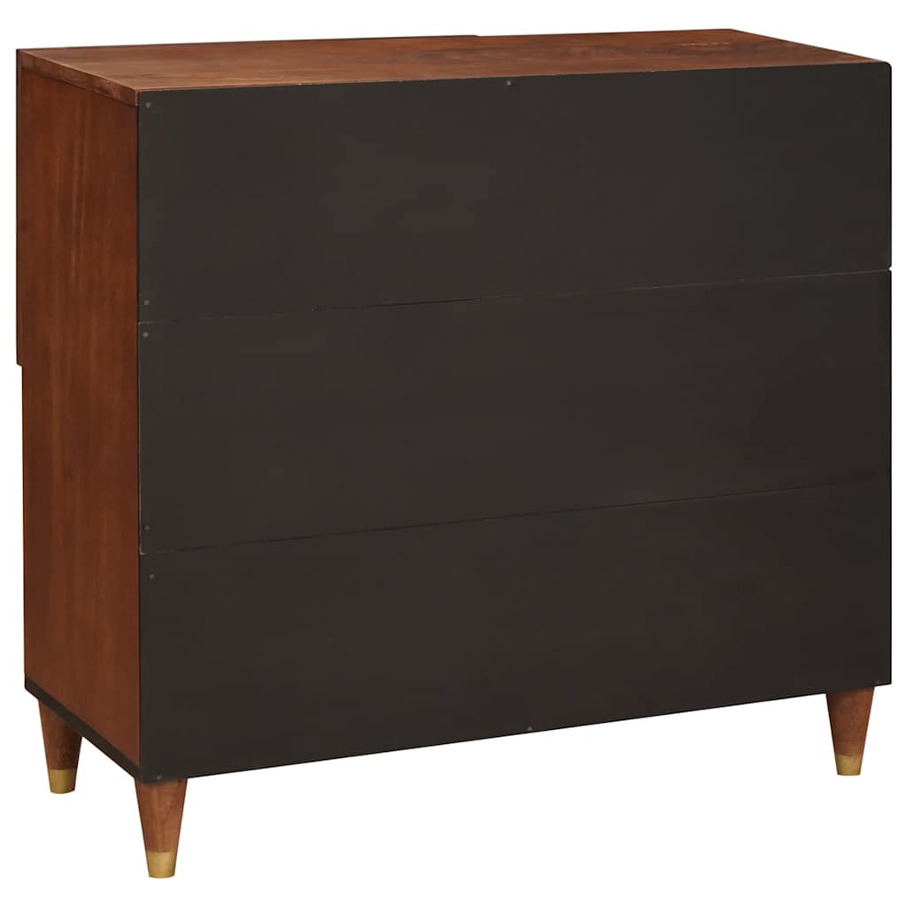 Sideboard Brun 80 x 33,5 x 75 cm Massivt mangotræ