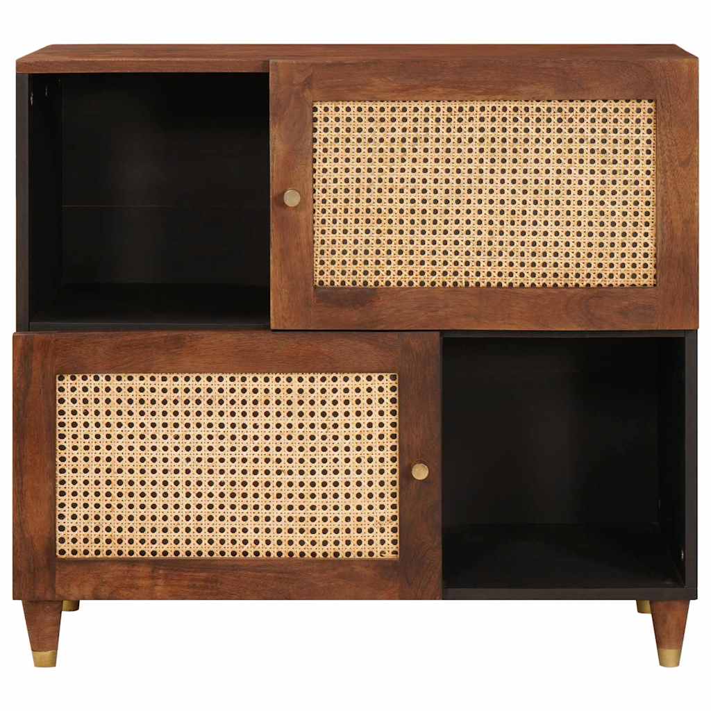 Sideboard Brun 80 x 33,5 x 75 cm Massivt mangotræ