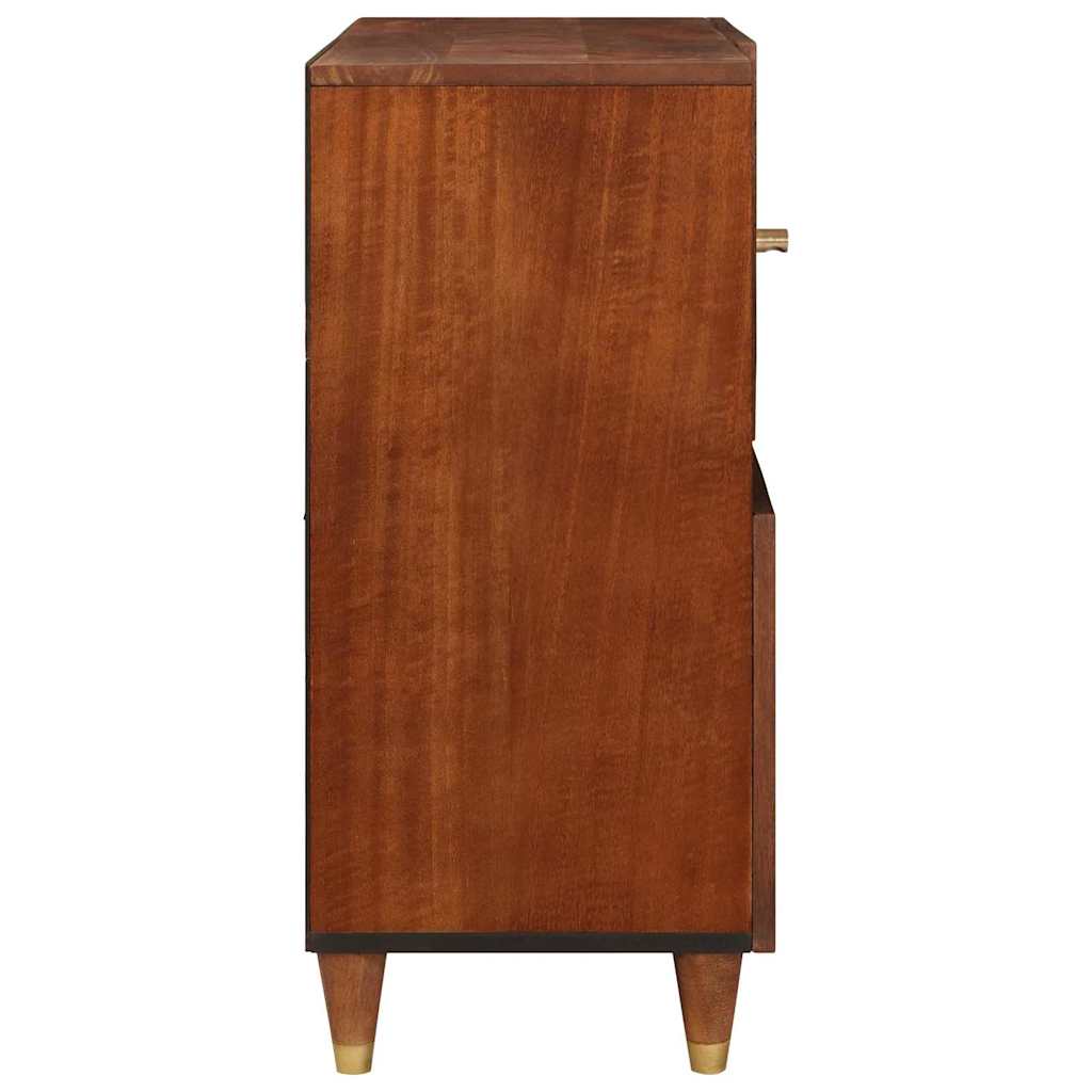 Sideboard Brun 80 x 33,5 x 75 cm Massivt mangotræ