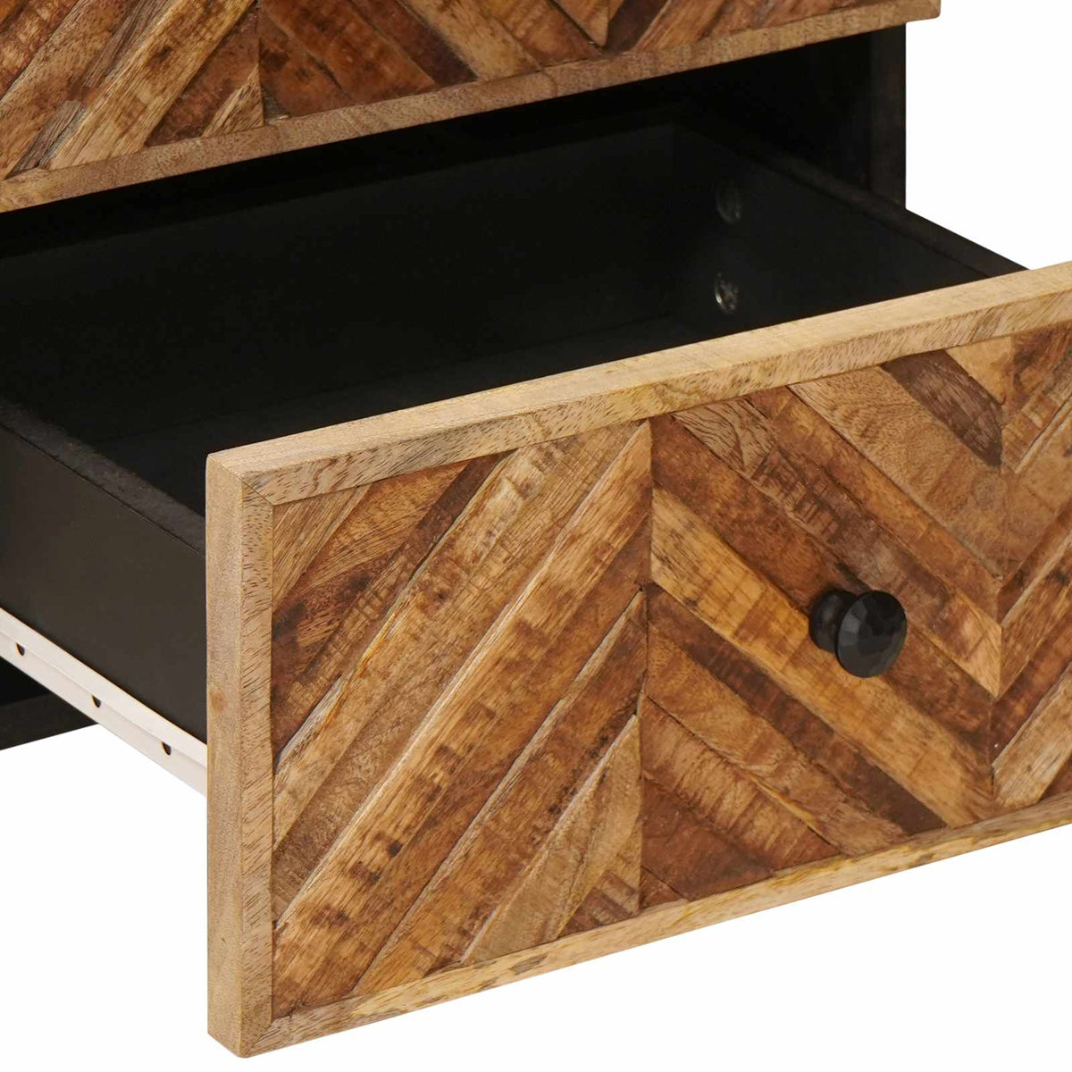 Sengebord Brun 40 x 33,5 x 46 cm Massivt mangotræ