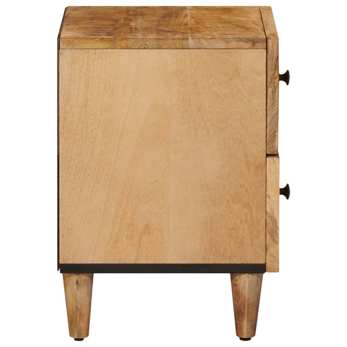Sengebord 2 stk. Brun 40 x 33,5 x 46 cm Massivt mangotræ