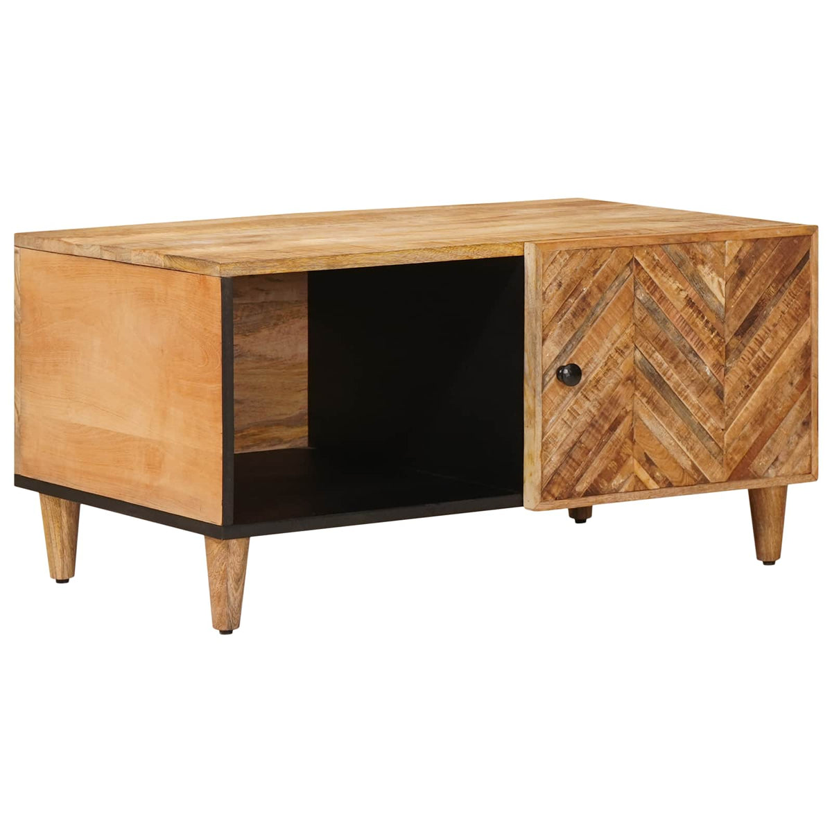 Sofabord Brun 80 x 50 x 40 cm Massivt mangotræ