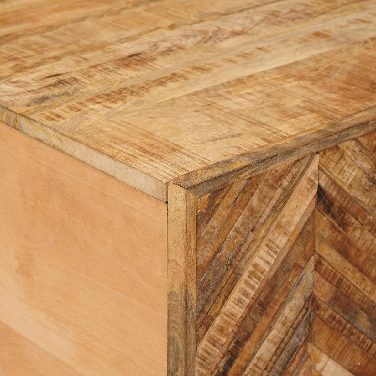 Sofabord Brun 80 x 50 x 40 cm Massivt mangotræ