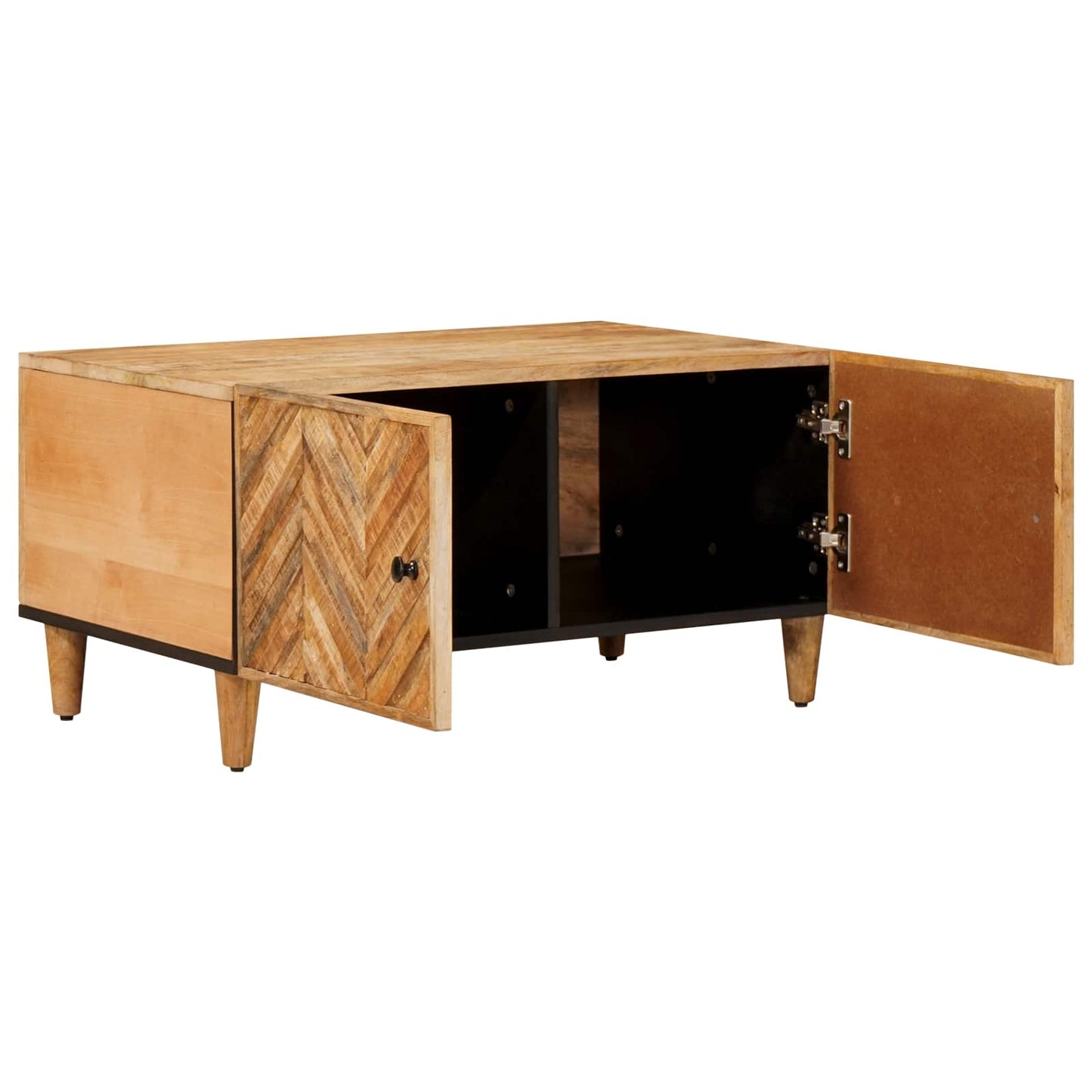 Sofabord Brun 80 x 50 x 40 cm Massivt mangotræ