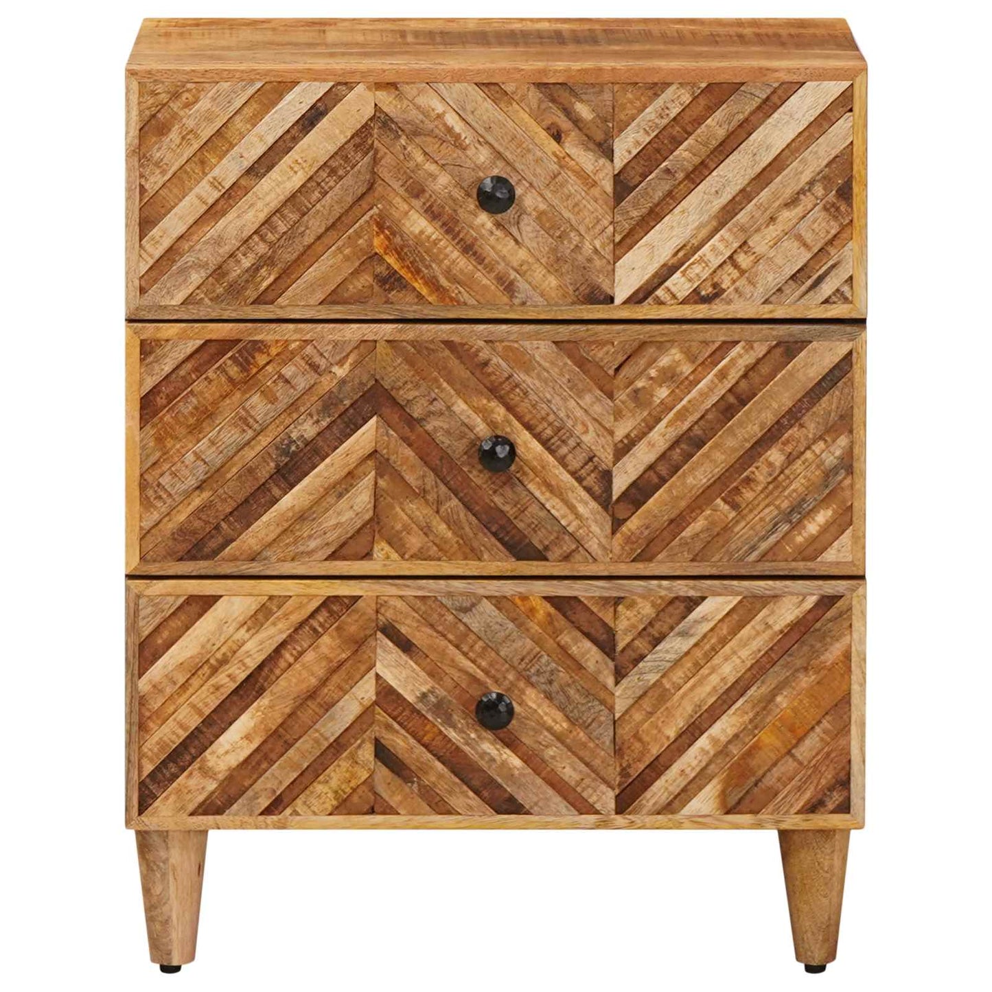 Sengebord med skuffe Brun 50 x 33 x 60 cm Massivt mangotræ