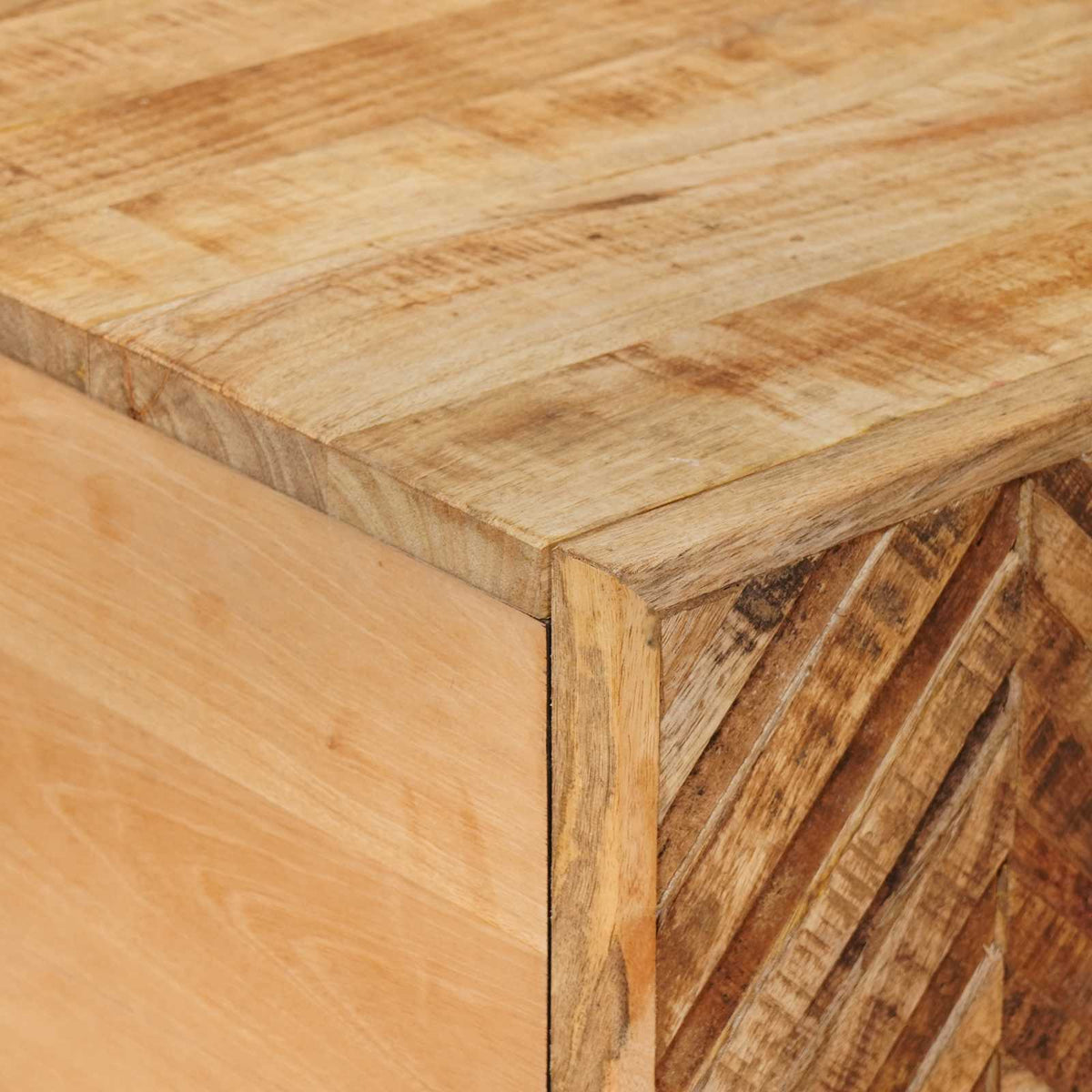 Sofabord Brun 100 x 54 x 40 cm Massivt mangotræ