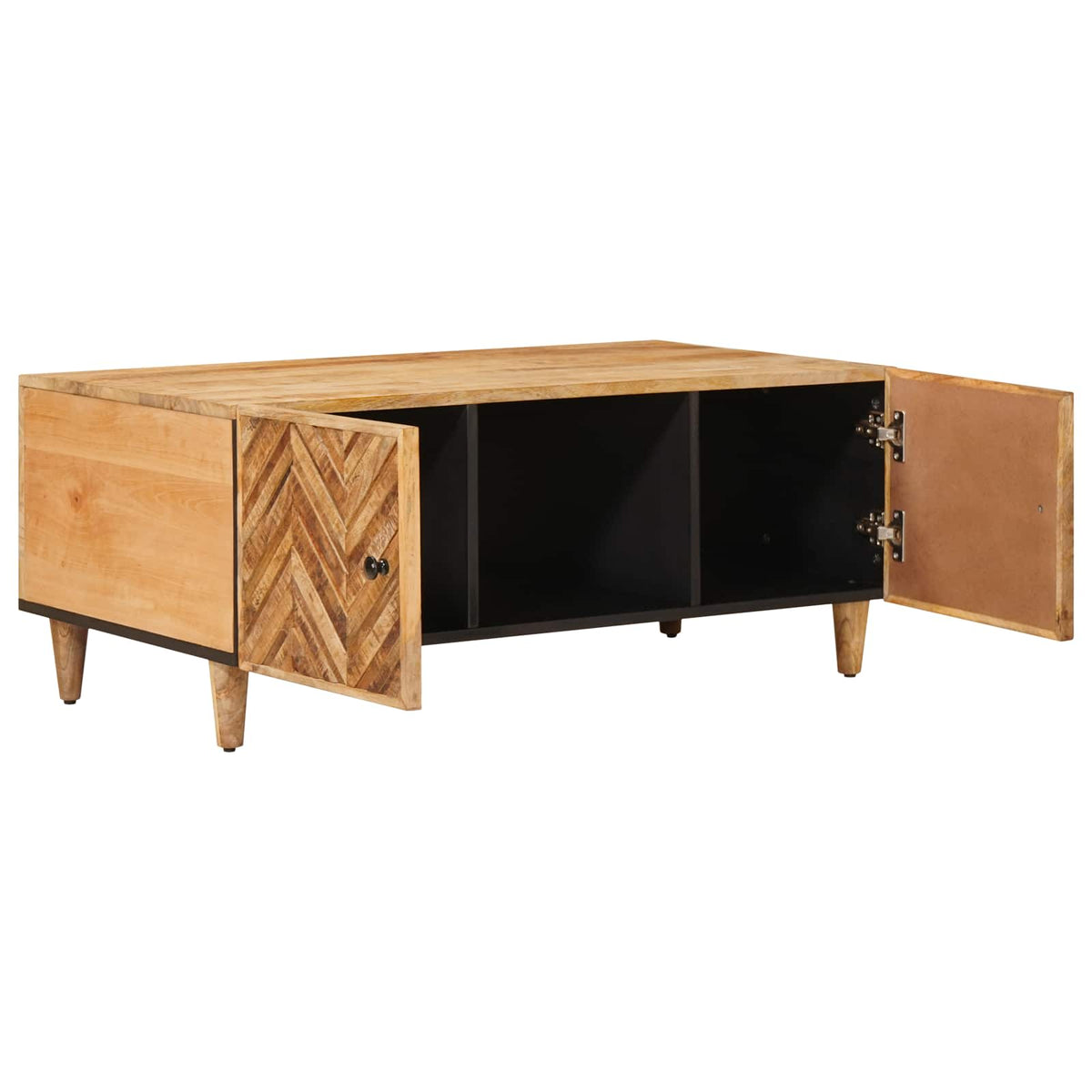 Sofabord Brun 100 x 54 x 40 cm Massivt mangotræ