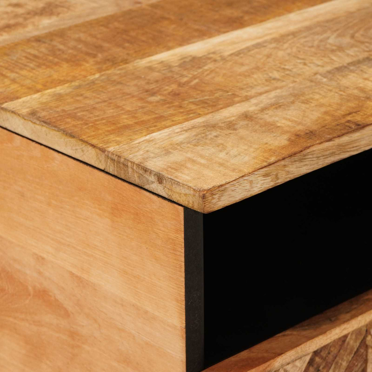 Sofabord Brun 80 x 54 x 40 cm Massivt mangotræ