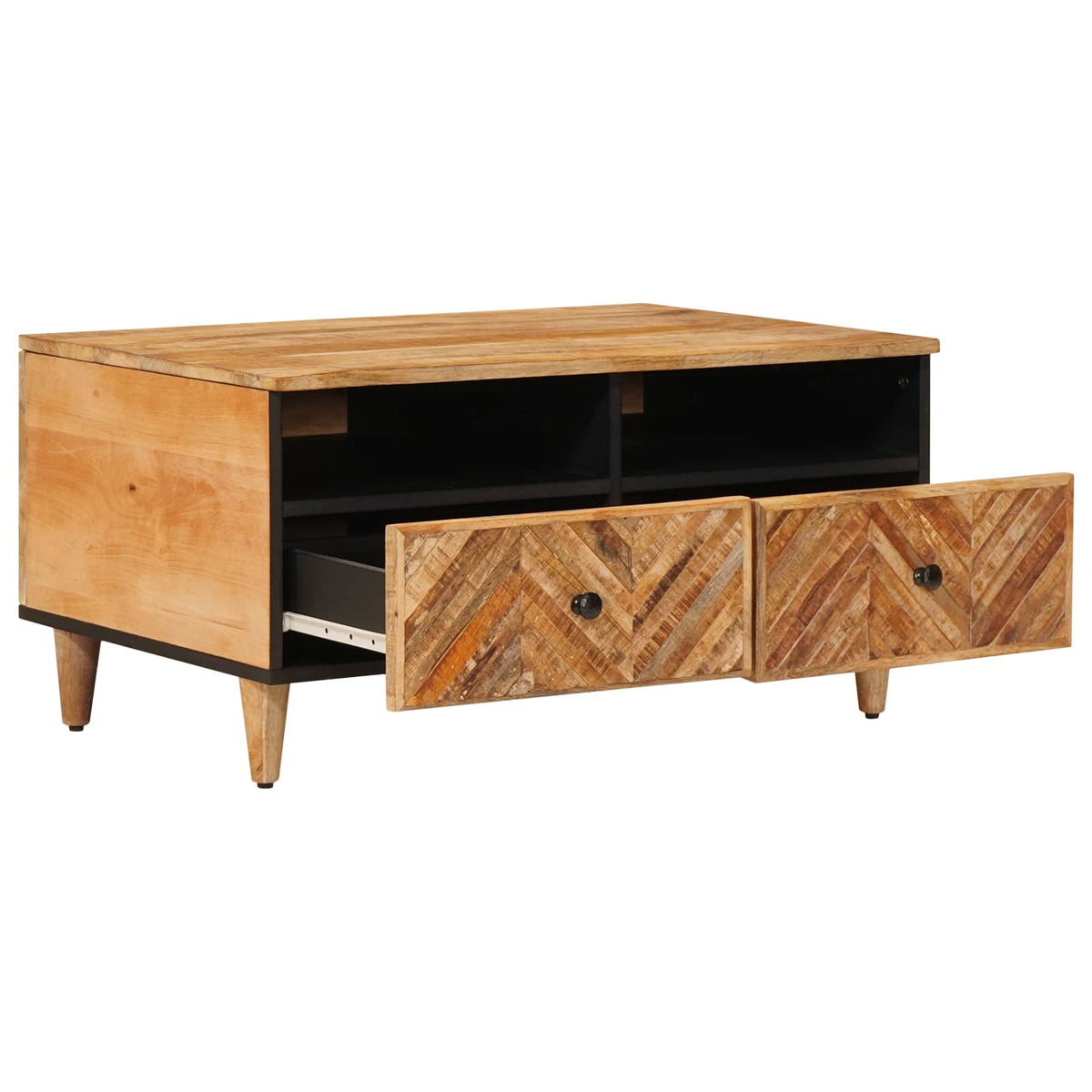 Sofabord Brun 80 x 54 x 40 cm Massivt mangotræ