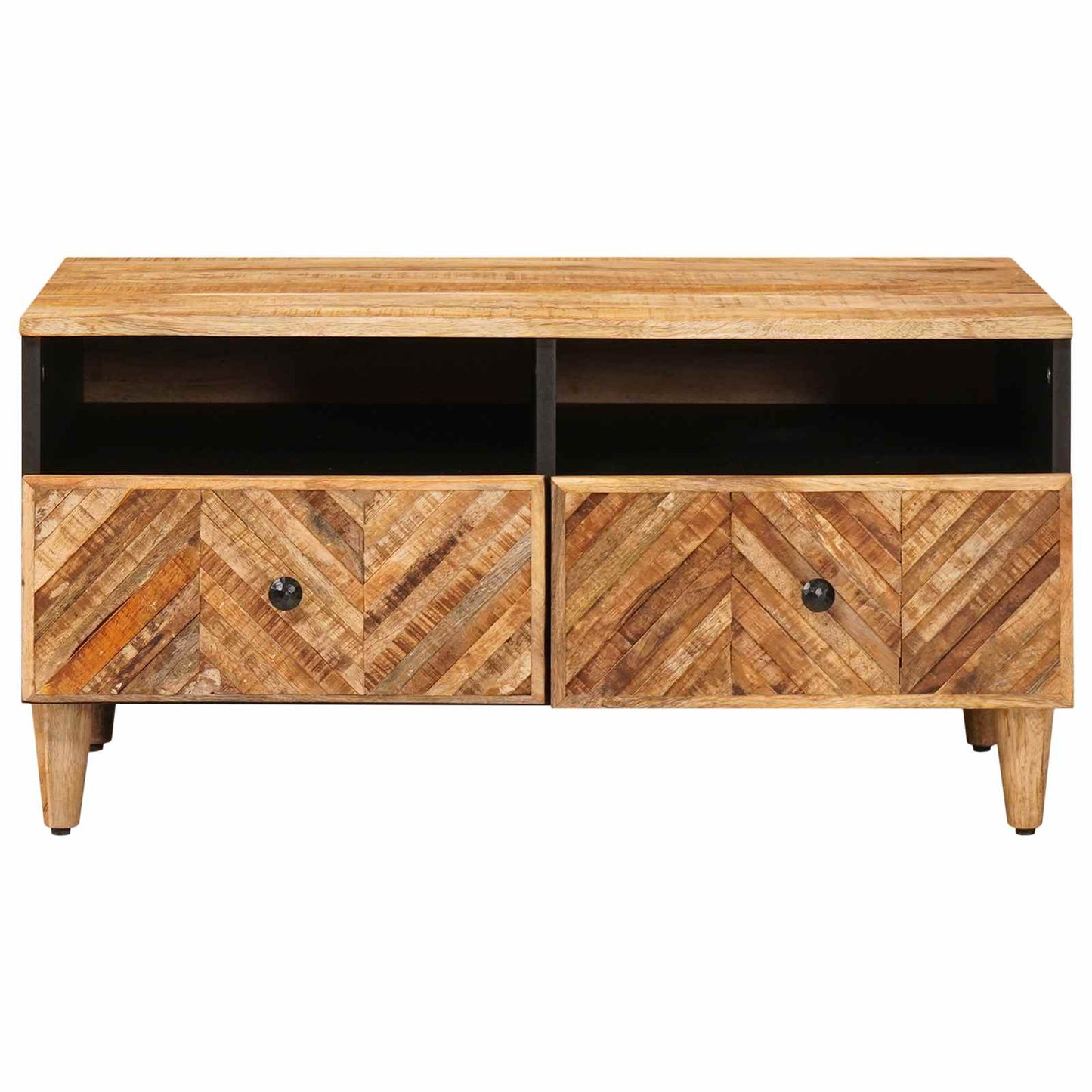 Sofabord Brun 80 x 54 x 40 cm Massivt mangotræ