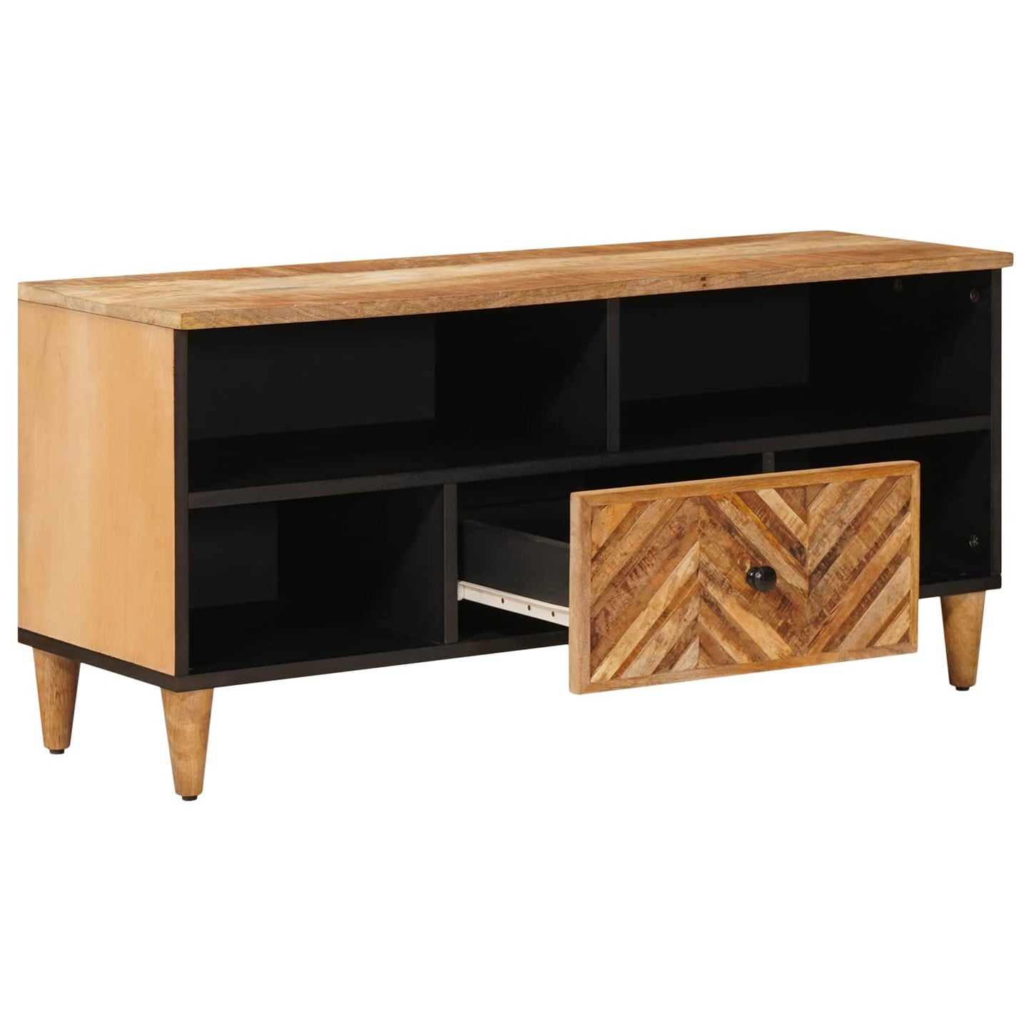 Opbevaringsskabe Brun 100 x 33,5 x 46 cm Massivt mangotræ
