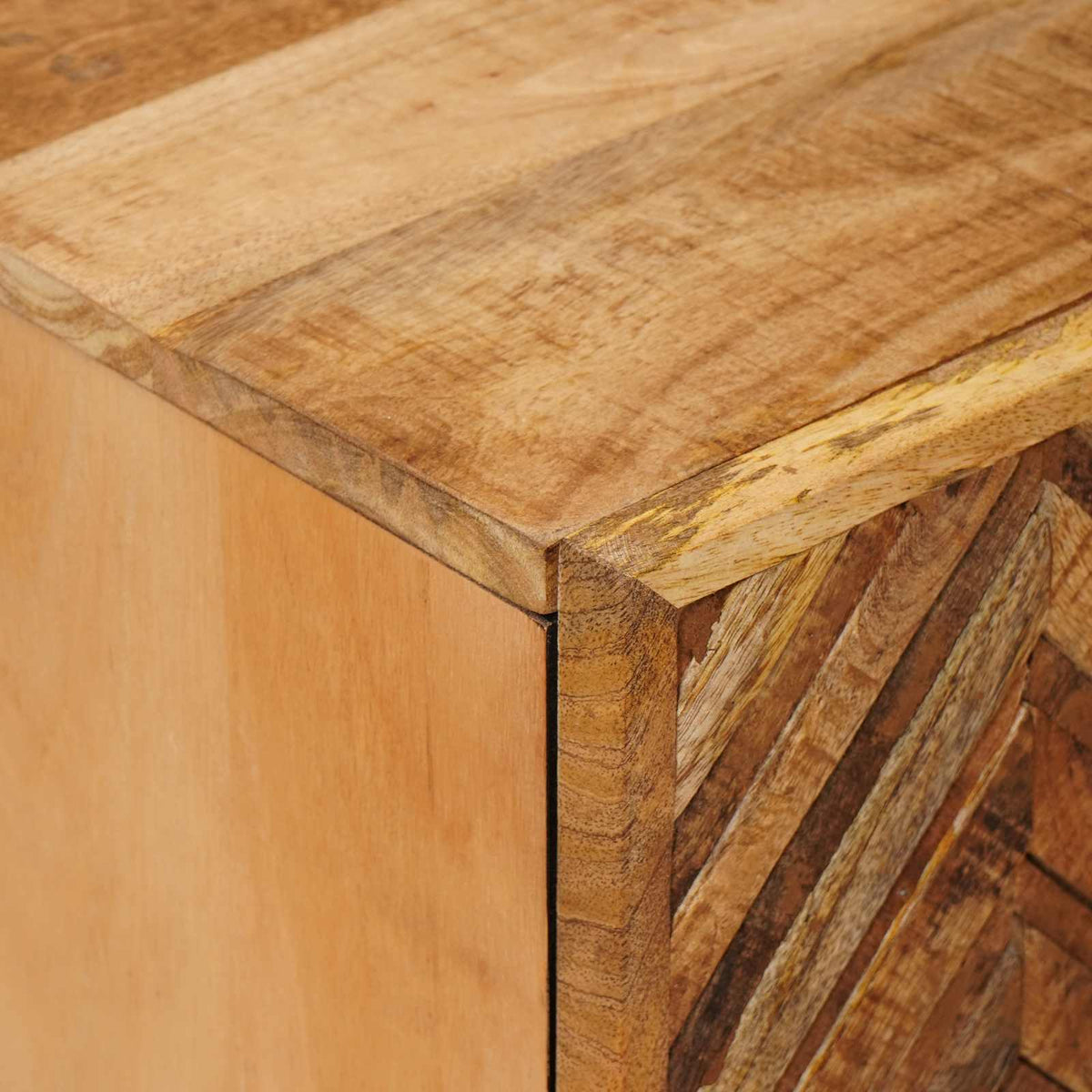 Vaskeskab med opbevaring Brun 62 x 33 x 58 cm Massivt mangotræ