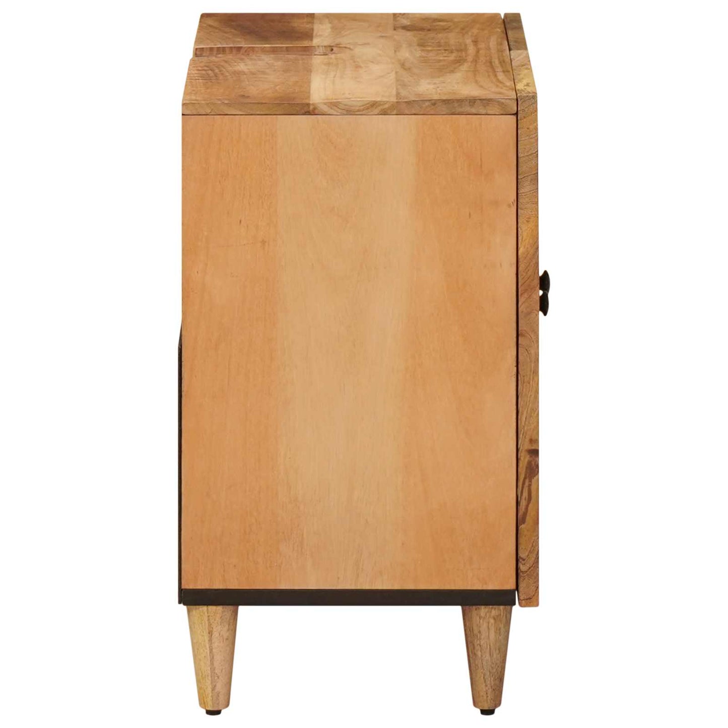 Vaskeskab med opbevaring Brun 62 x 33 x 58 cm Massivt mangotræ