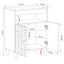 Opbevaringsskabe Brun 60 x 33,5 x 75 cm Massivt mangotræ