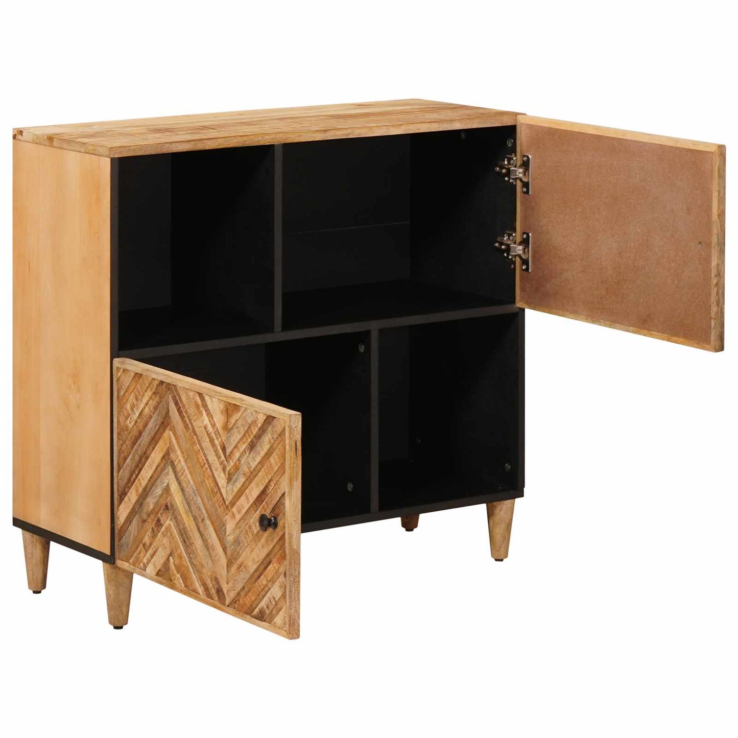 Opbevaringsskabe Brun 80 x 33,5 x 75 cm Massivt mangotræ