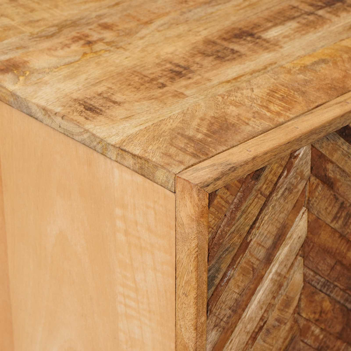 Opbevaringsskabe Brun 90 x 33,5 x 75 cm Massivt mangotræ