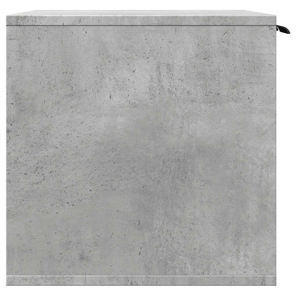 toiletskjuler kattebakke 60x40x40 cm konstrueret træ betongrå