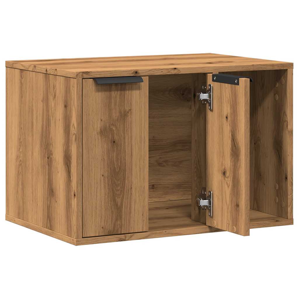 toiletskjuler kattebakke 60x40x40 cm konstrueret træ kunsteg