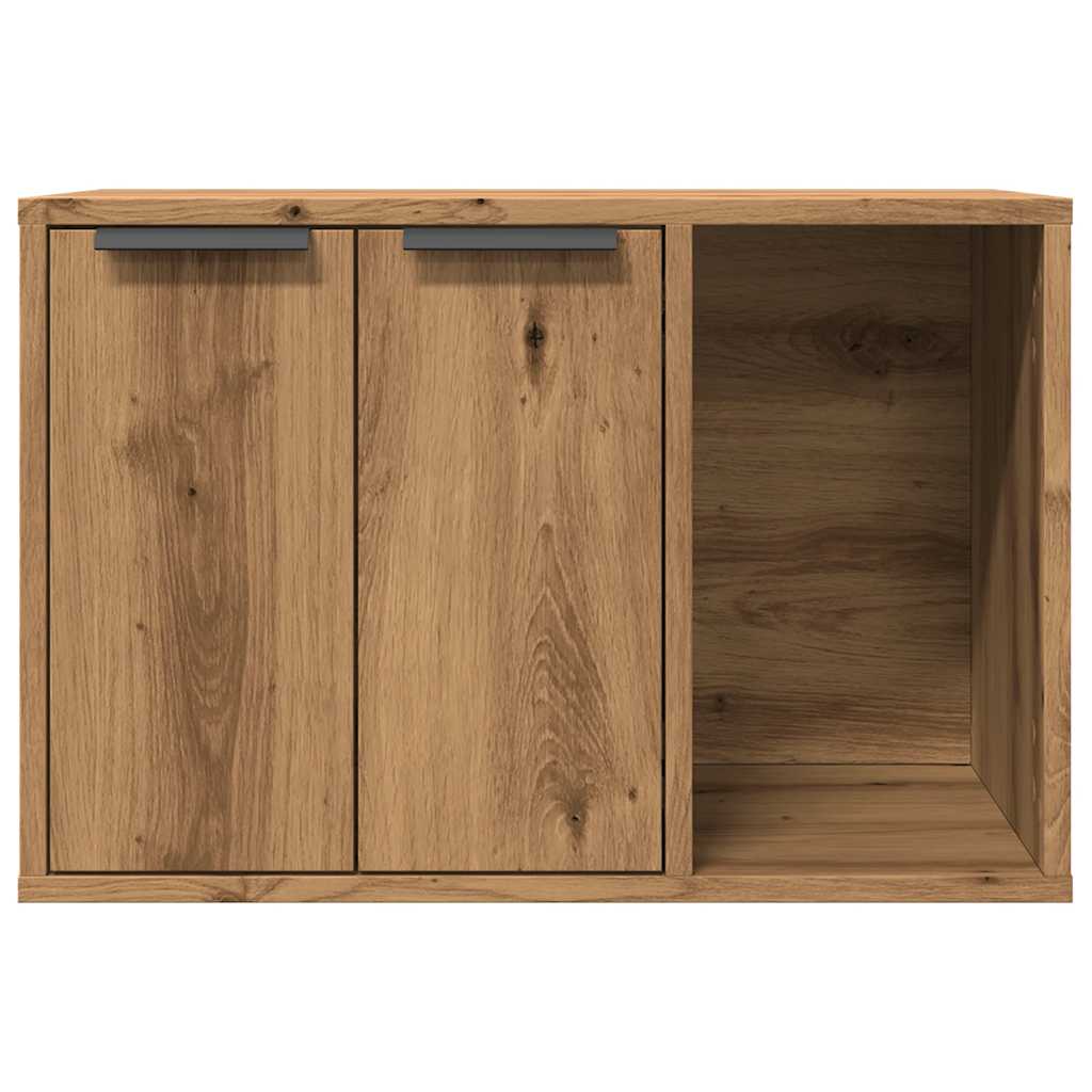 toiletskjuler kattebakke 60x40x40 cm konstrueret træ kunsteg