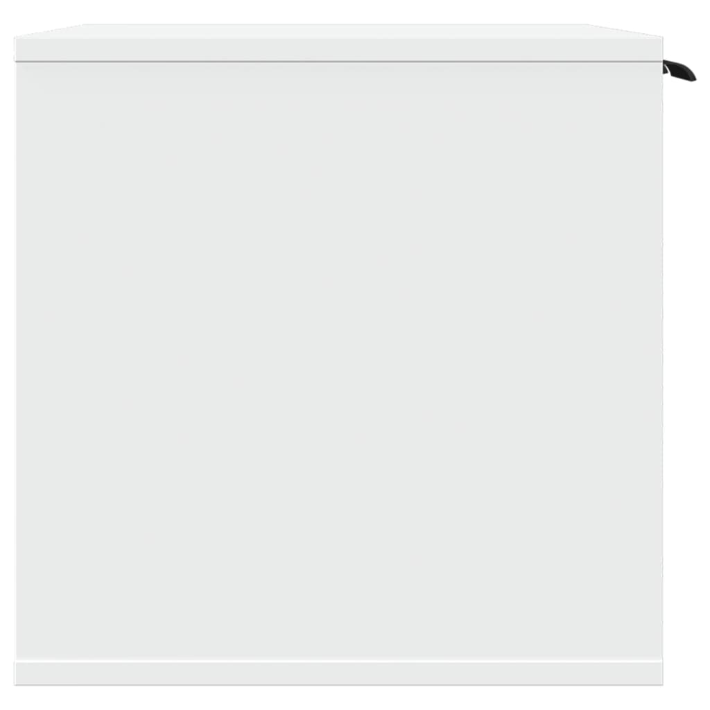 toiletskjuler til kattebakke 80x50x45 cm konstrueret træ hvid