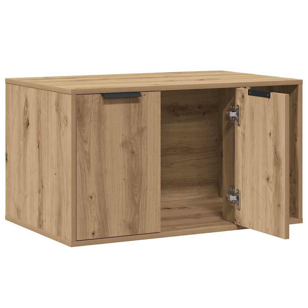 toiletskjuler kattebakke 80x50x45 cm konstrueret træ kunsteg