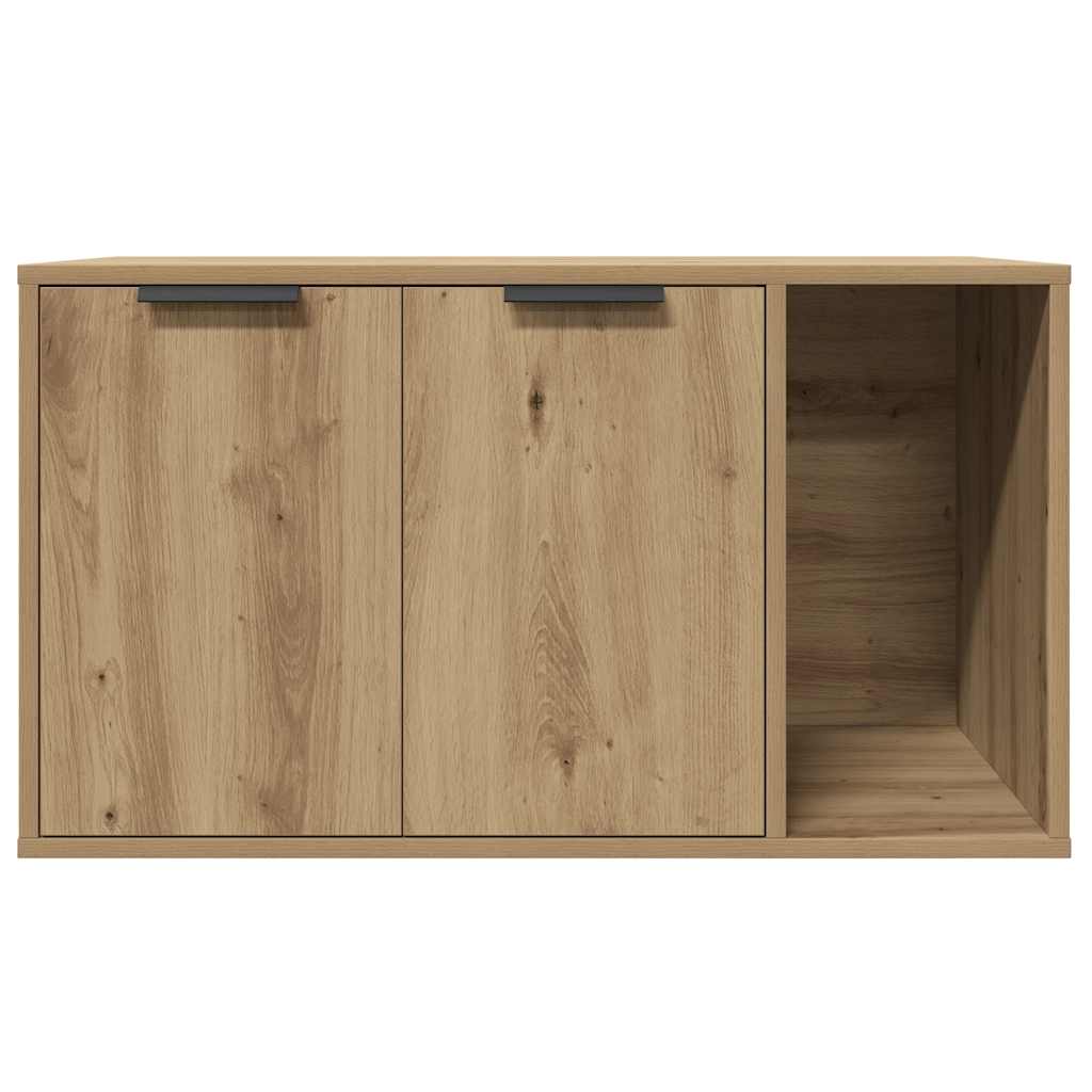 toiletskjuler kattebakke 80x50x45 cm konstrueret træ kunsteg