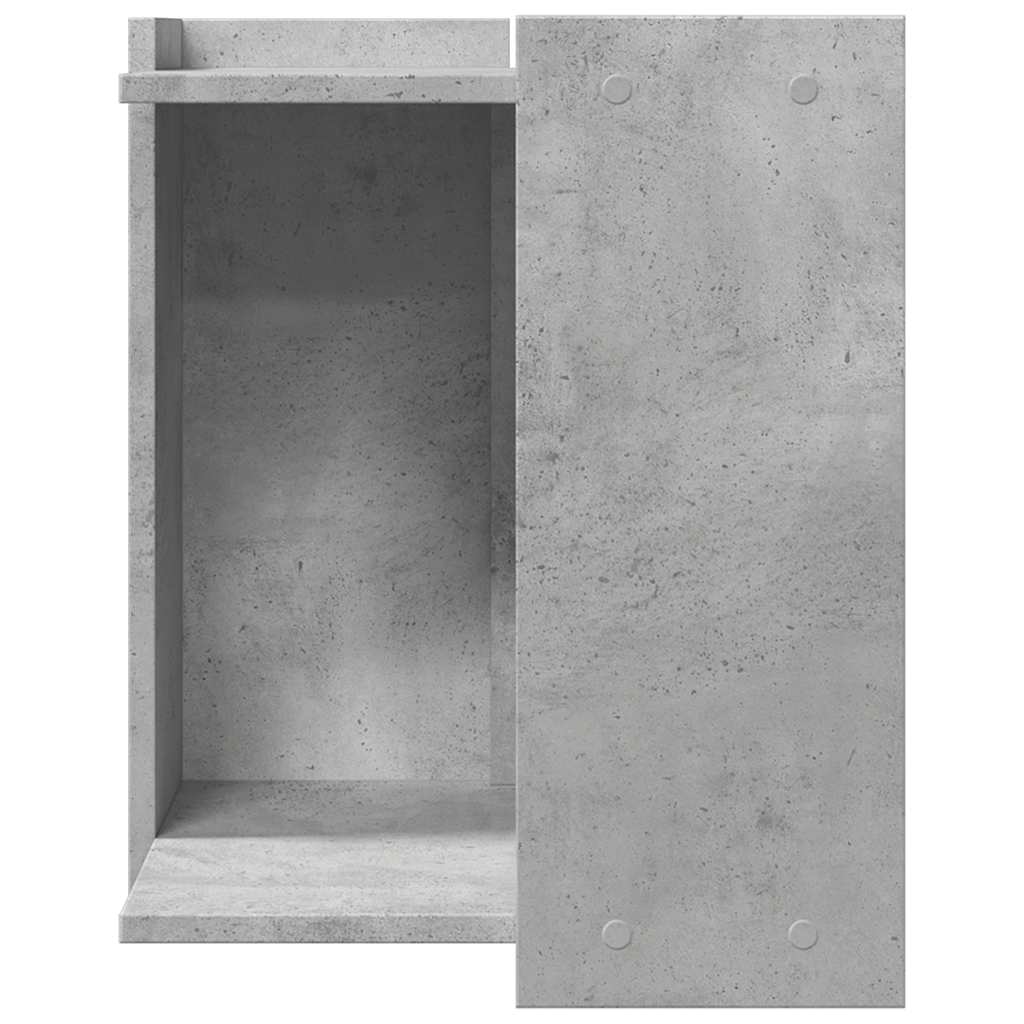 Kattekasse indhegning Betongrå 42 x 42 x 51 cm