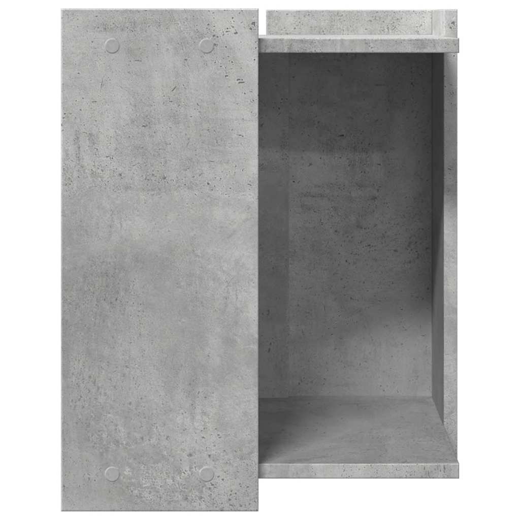 Kattekasse indhegning Betongrå 42 x 42 x 51 cm