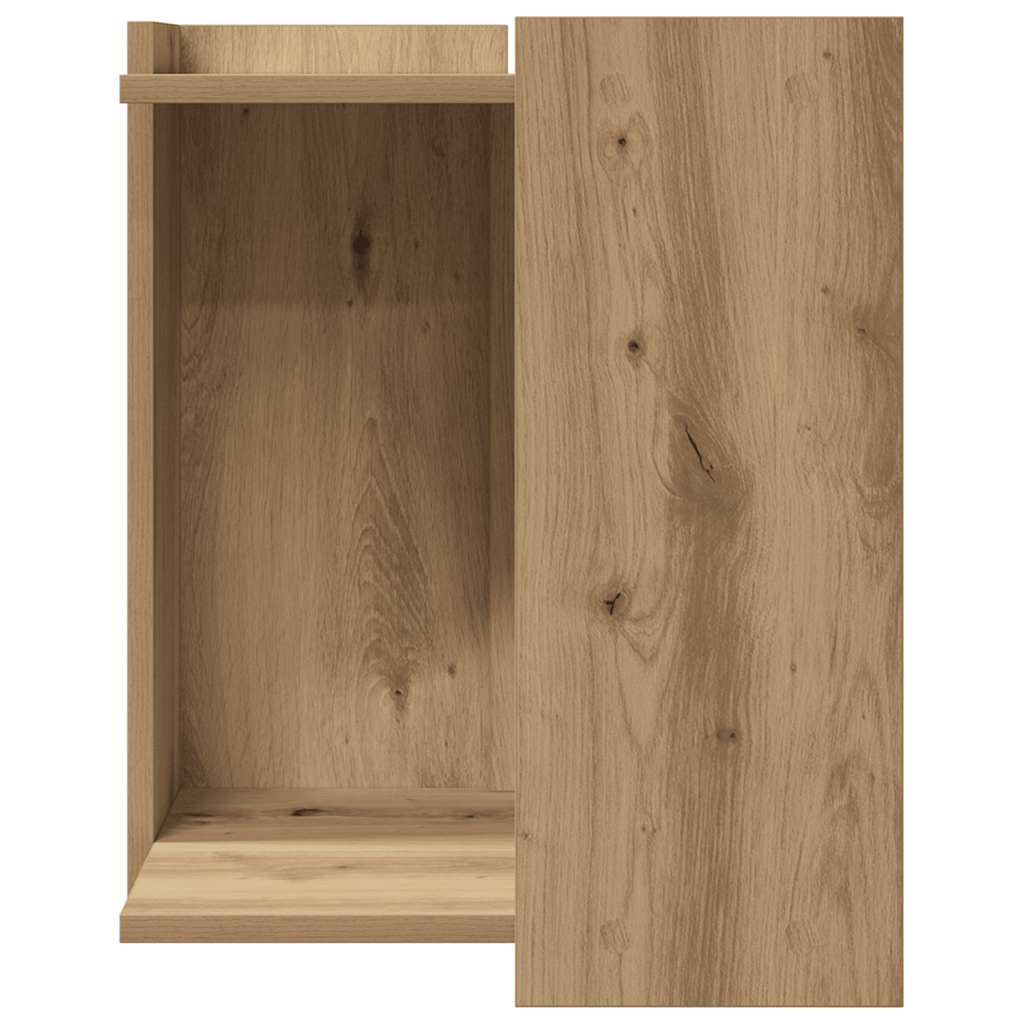 toiletskjuler kattebakke 42x42x51 cm konstrueret træ kunsteg