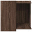 toiletskjuler kattebakke 53x53x51 cm konstrueret træ brunt eg