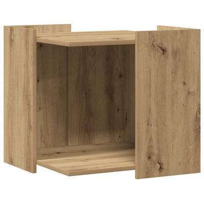 toiletskjuler kattebakke 53x53x51 cm konstrueret træ kunsteg
