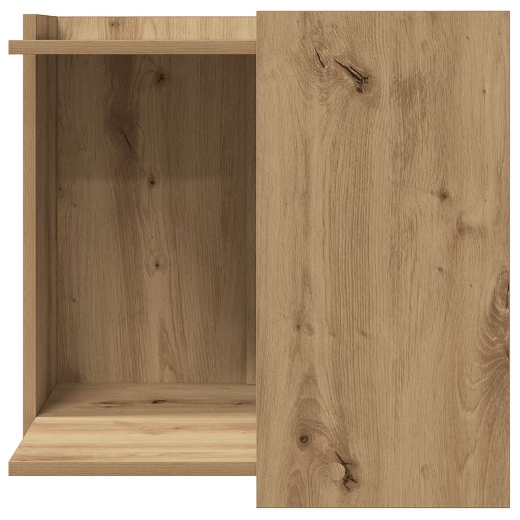 toiletskjuler kattebakke 53x53x51 cm konstrueret træ kunsteg