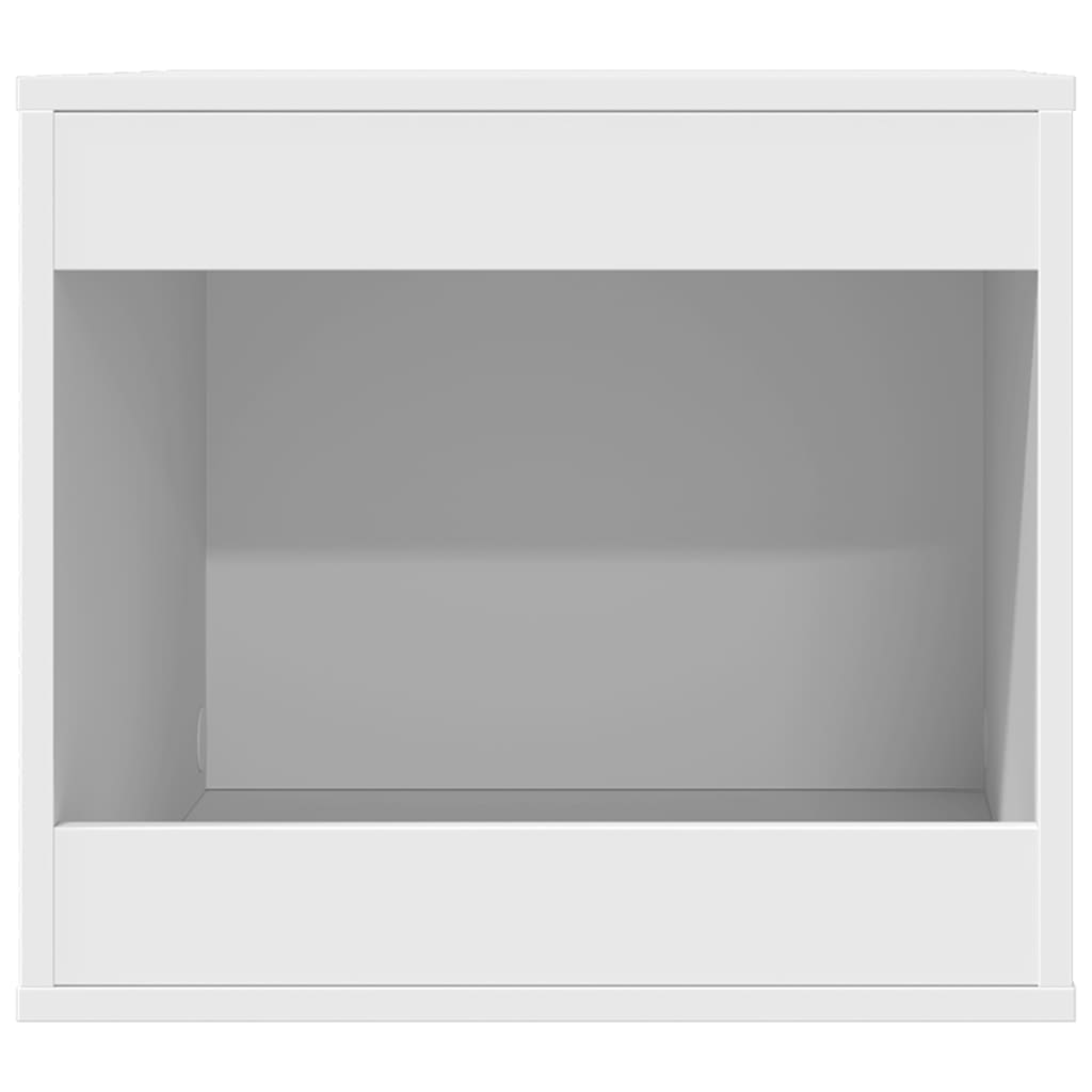toiletskjuler til kattebakke 47x59x42 cm konstrueret træ hvid