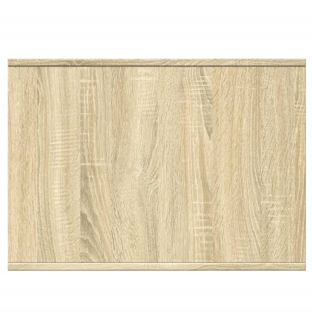 toiletskjuler kattebakke 47x59x42 cm konstrueret træ sonoma-eg