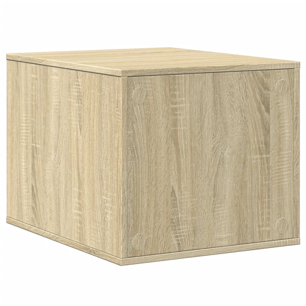 toiletskjuler kattebakke 47x59x42 cm konstrueret træ sonoma-eg