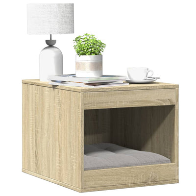 toiletskjuler kattebakke 47x59x42 cm konstrueret træ sonoma-eg