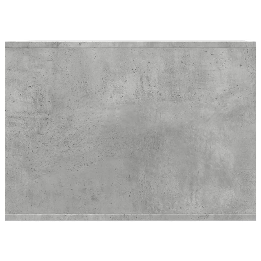 toiletskjuler kattebakke 47x59x42 cm konstrueret træ betongrå