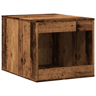 toiletskjuler kattebakke 47x59x42 cm konstrueret træ gammelt eg