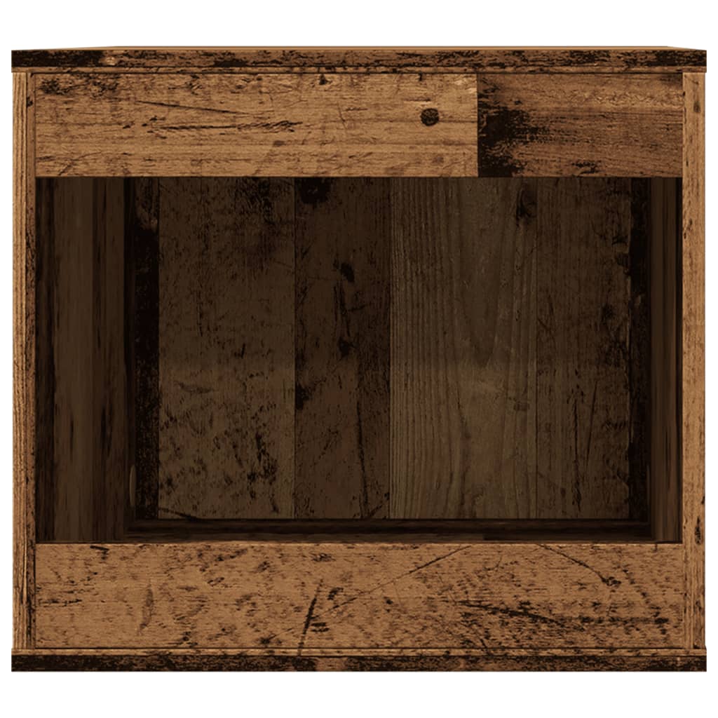 toiletskjuler kattebakke 47x59x42 cm konstrueret træ gammelt eg